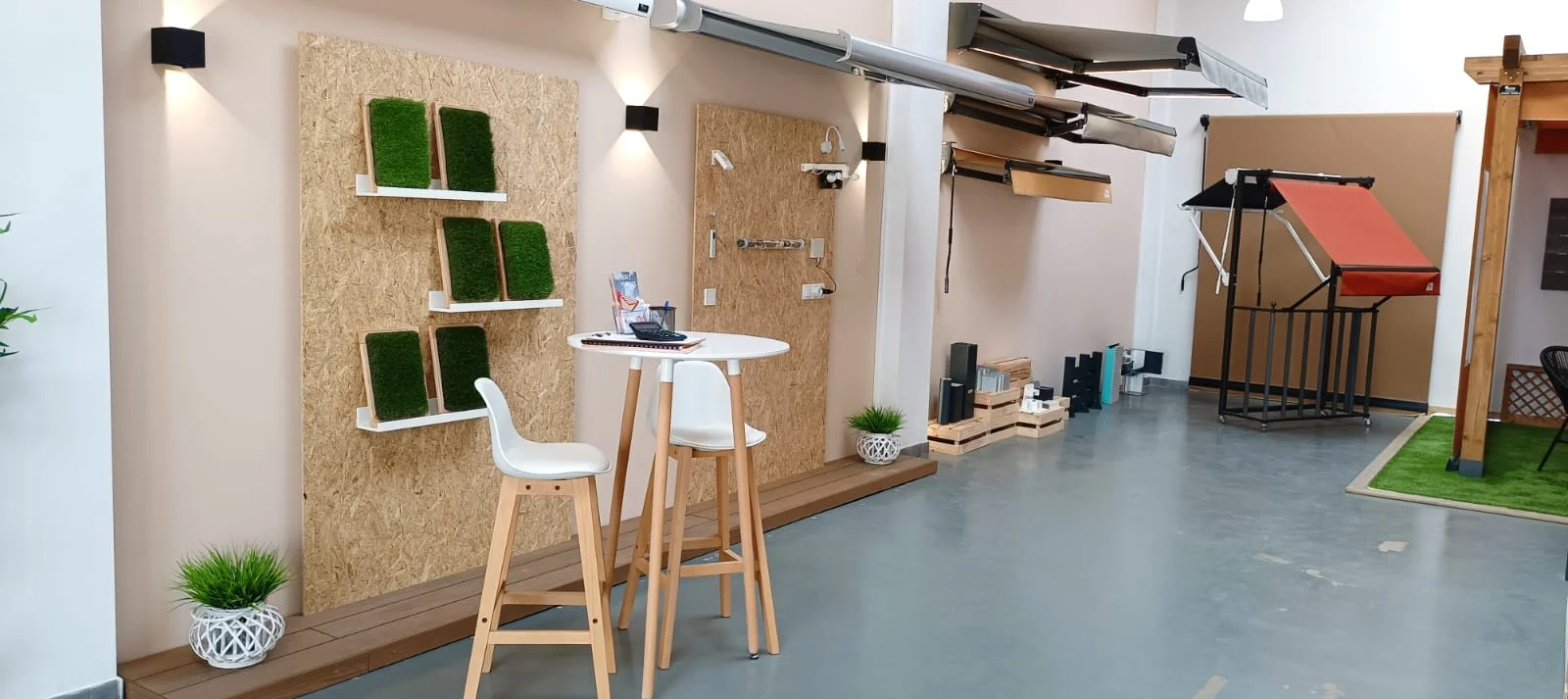 instalaciones y exposición