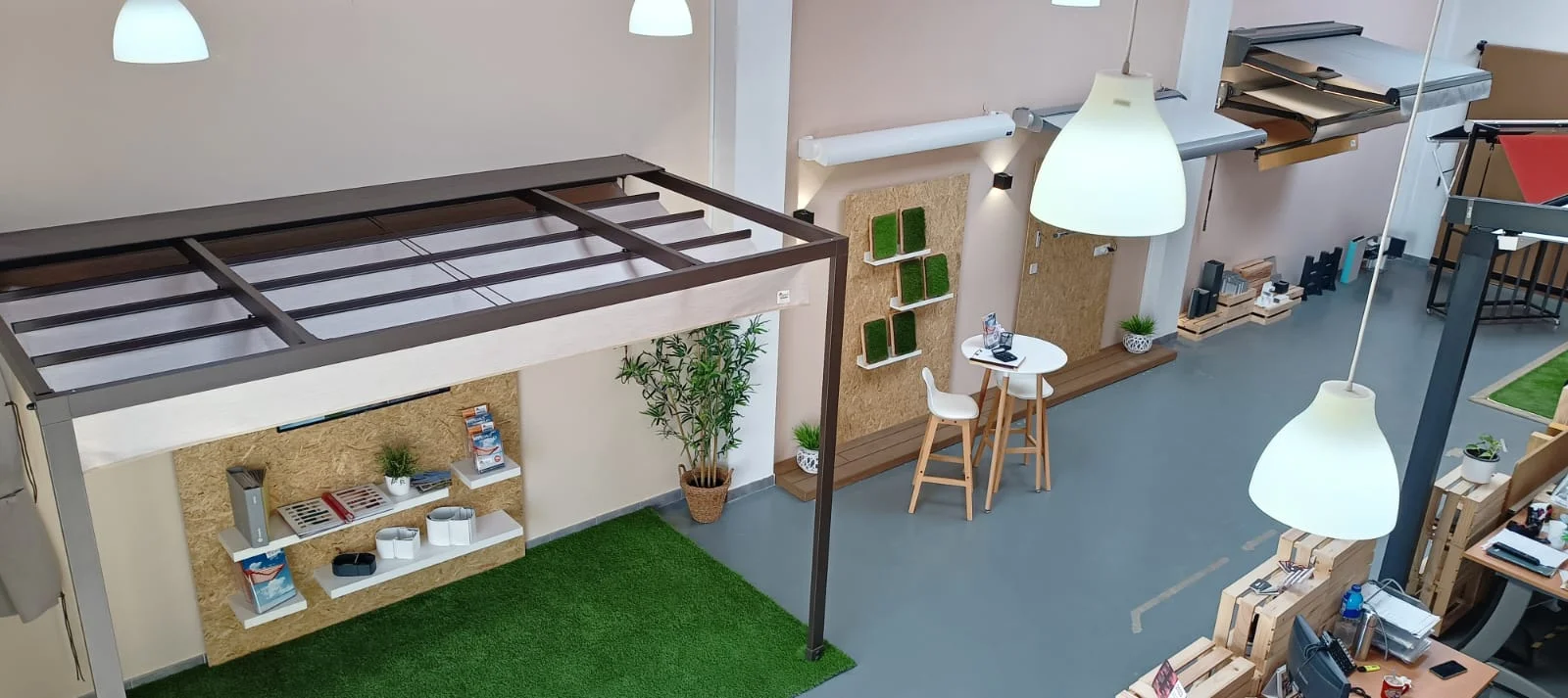 instalaciones y exposición